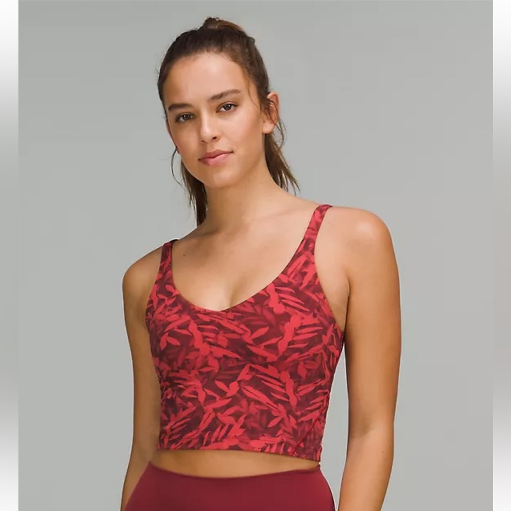 lululemon Align™ Tank Top - size 8 in Fireside Red print